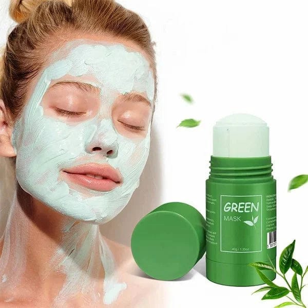 GREEN TEA CLAY STICK FACE MASK FOR ACNE, BLACK HEADS & CLEANING PORES